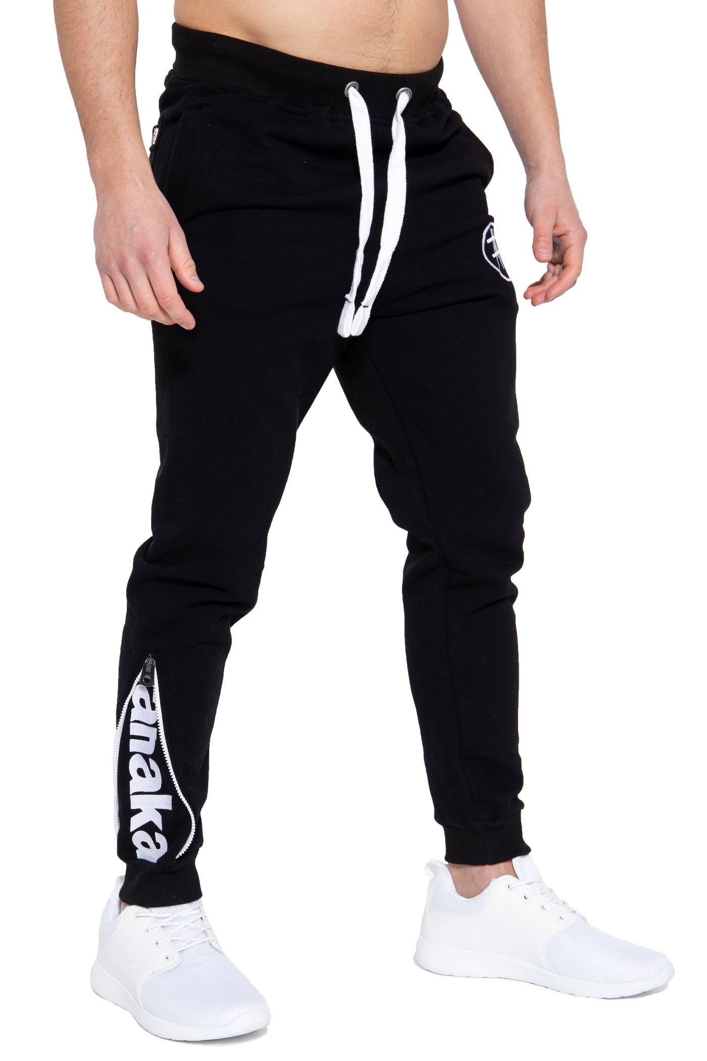 Jogginghose mit auffälligem Reißverschlussdetail
