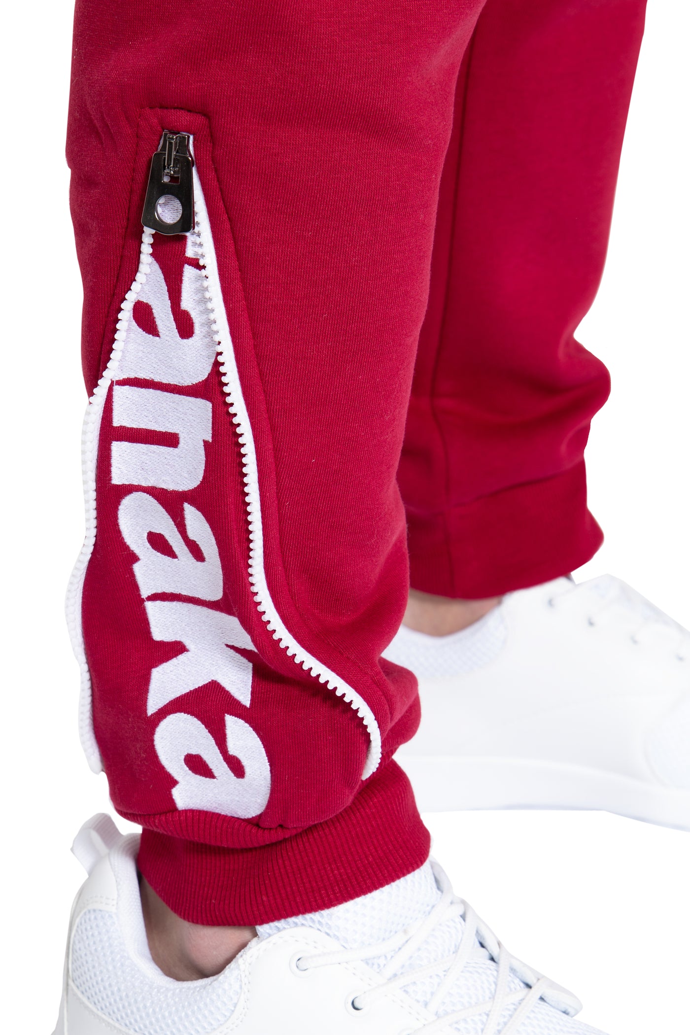 Jogginghose mit auffälligem Reißverschlussdetail