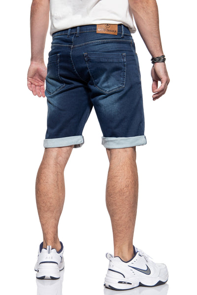 Jogg Shorts im Denim-Look