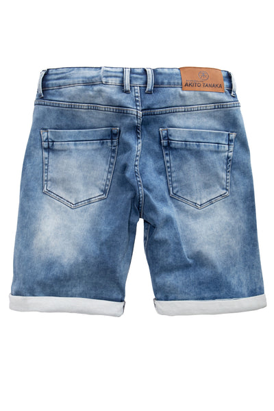 Jogg Shorts im Denim-Look