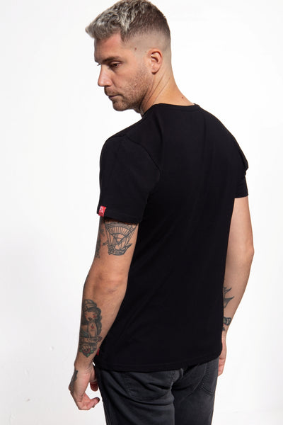 T-Shirt mit Print in der Front Geisha