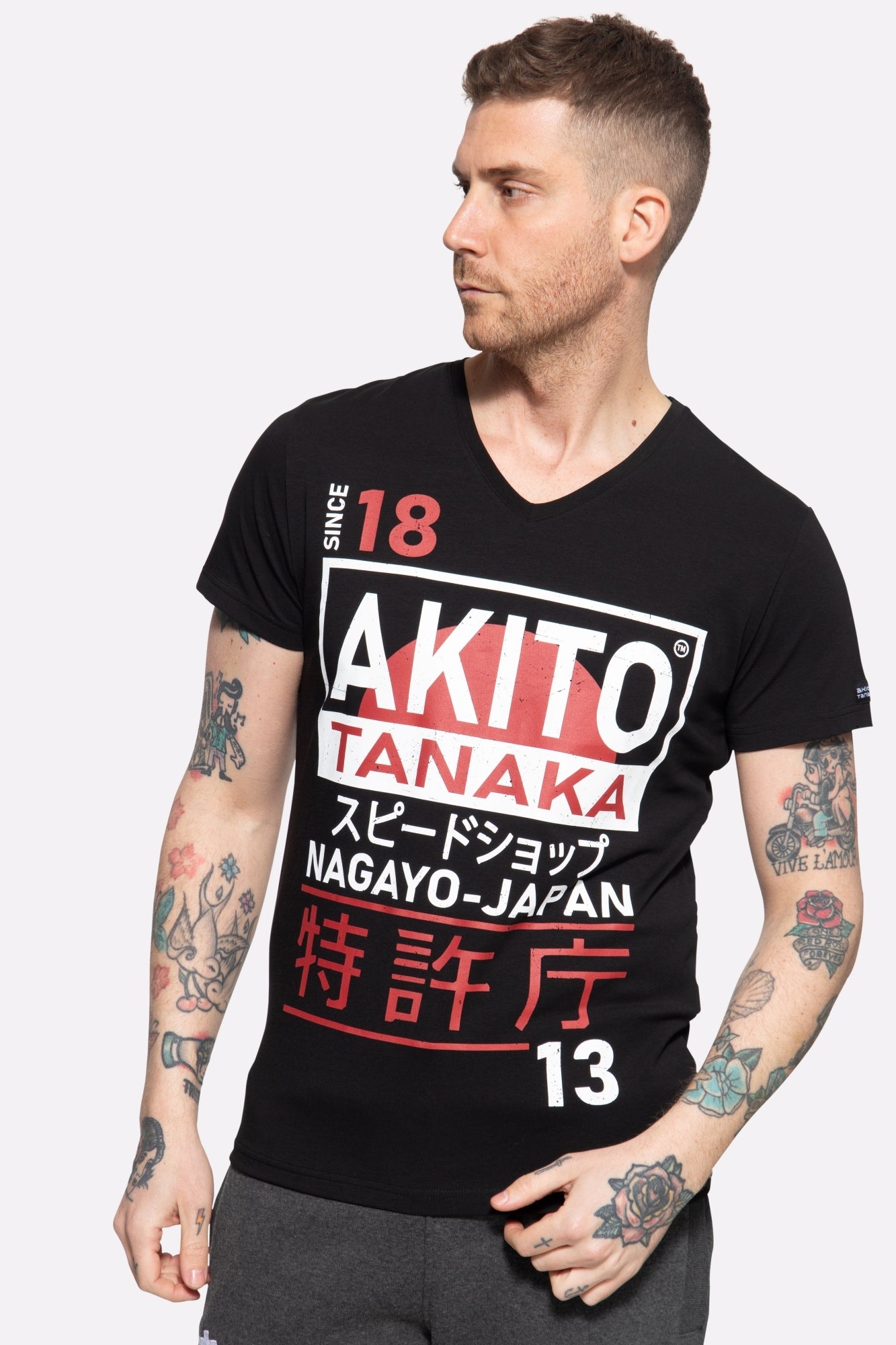 T-Shirt mit Frontprint Nagayo Sun