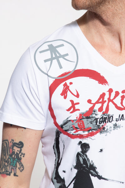 T-Shirt mit Frontprint Strong Geisha