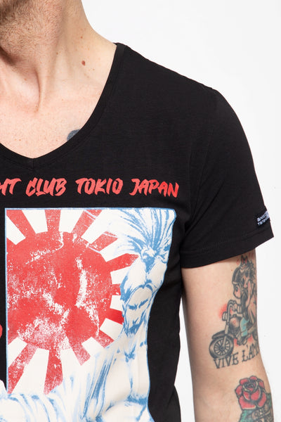 T-Shirt mit Frontprint Fight Club