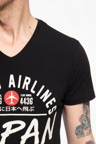 T-Shirt mit Frontprint Flight