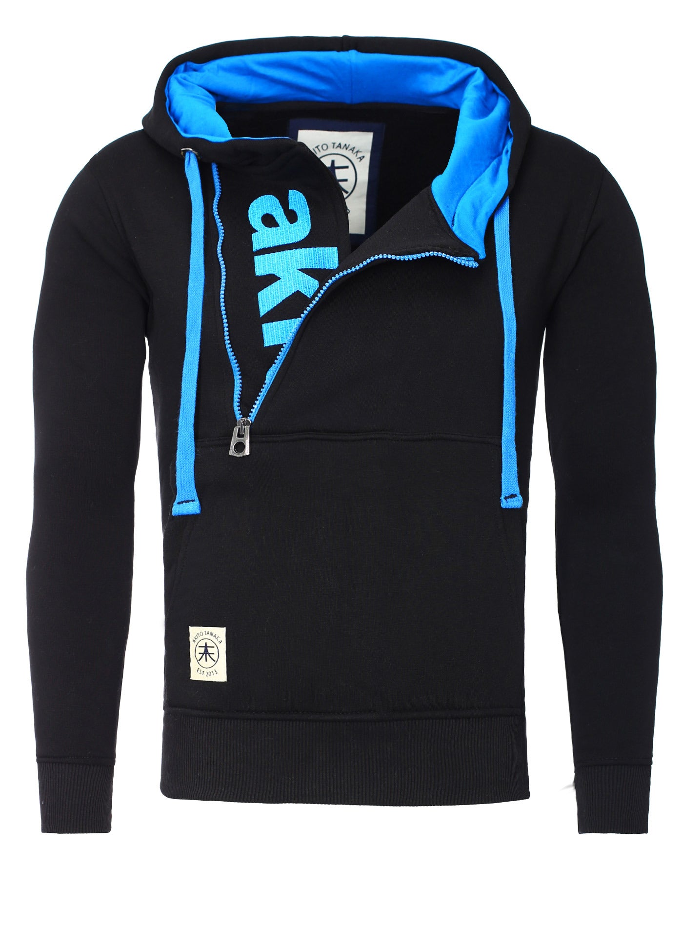 Kapuzenpullover mit Stickerei Schriftzug Vertical Zip Sweat