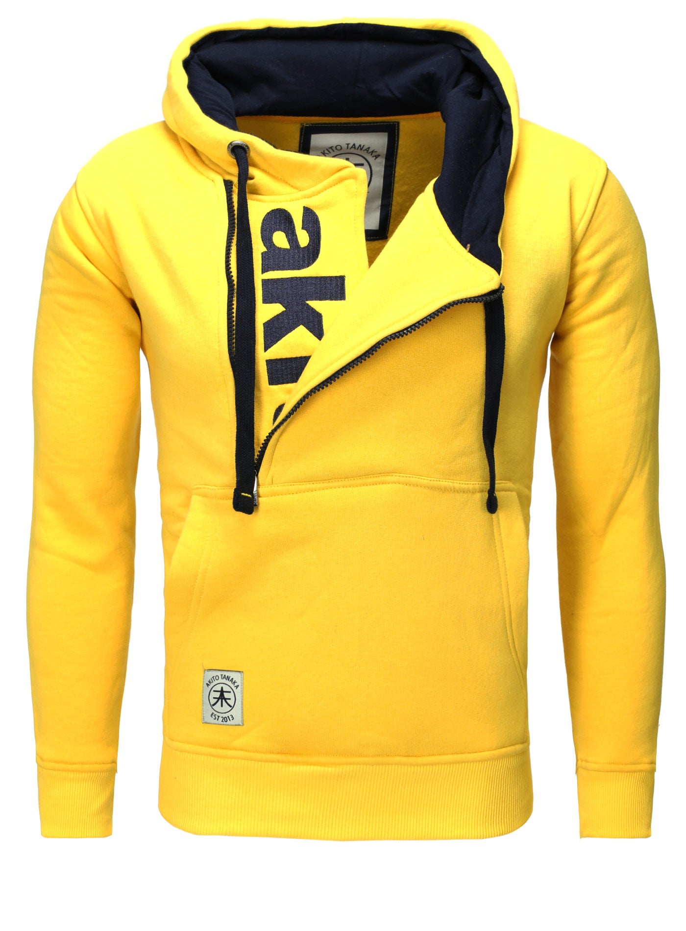 Kapuzenpullover mit Stickerei Schriftzug Vertical Zip Sweat