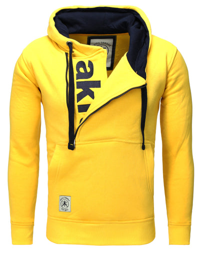 Kapuzenpullover mit Stickerei Schriftzug Vertical Zip Sweat