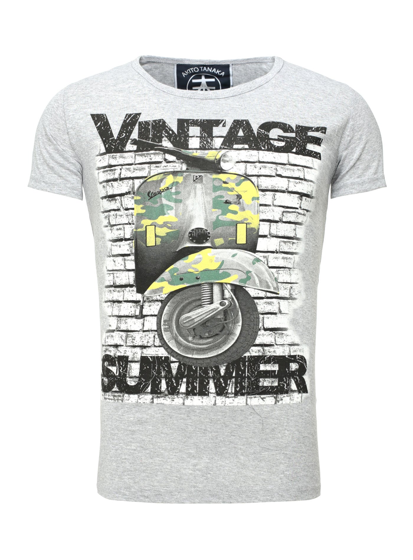 Rundhalsshirt mit Vintage Fotodruck Vintage Summer