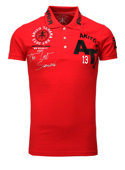 Poloshirt mit Stickereien und Applikationen Design