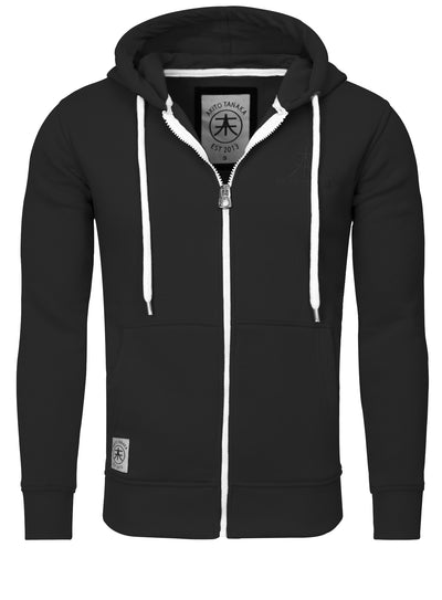 Kapuzensweatjacke mit Logostickerei »New Zip Sweat«
