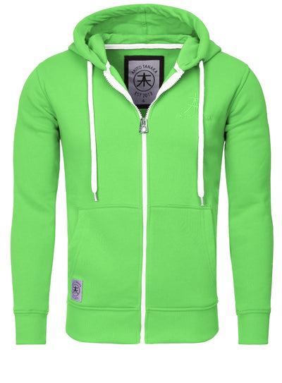 Kapuzensweatjacke mit Logostickerei »New Zip Sweat«
