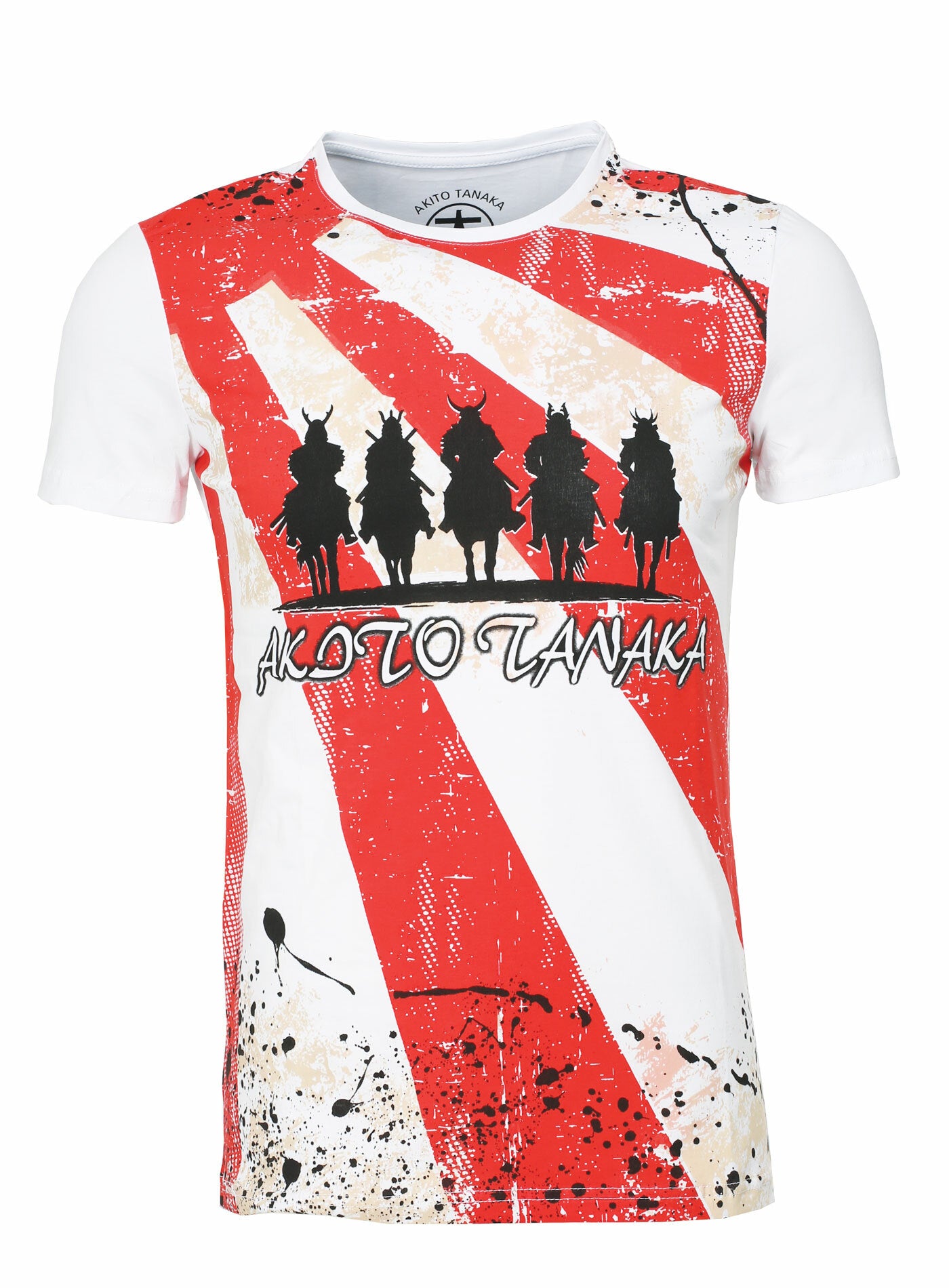 T-Shirt mit coolem Samurai Print Samurai War