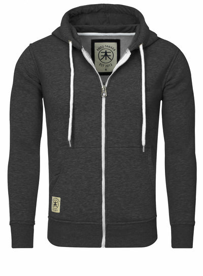 Kapuzensweatjacke mit Logostickerei »New Zip Sweat«