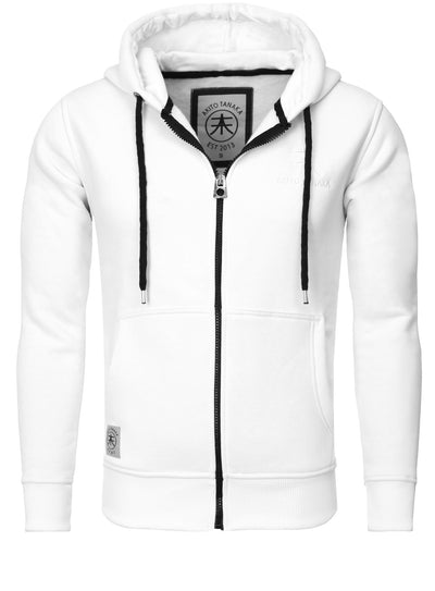 Kapuzensweatjacke mit Logostickerei »New Zip Sweat«