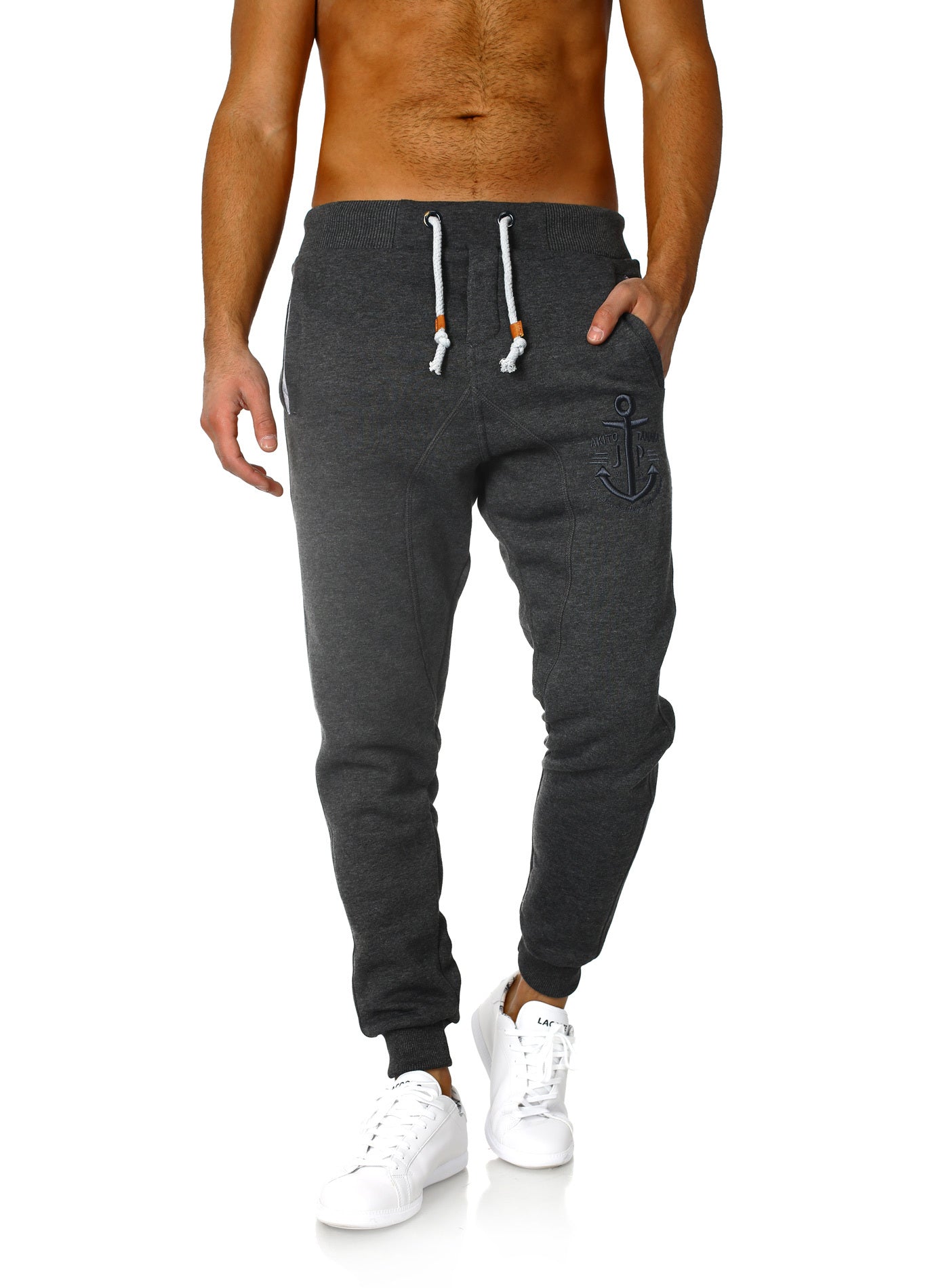 Jogginghose mit Anker Motiv Stickerei Mariner