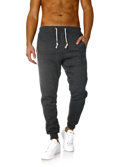 Jogginghose mit Anker Motiv Stickerei Mariner