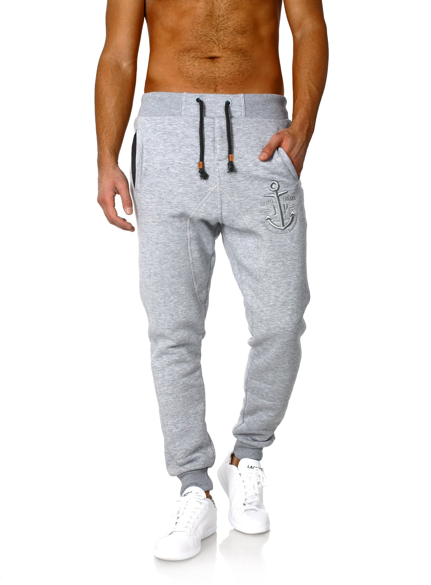 Jogginghose mit Anker Motiv Stickerei Mariner