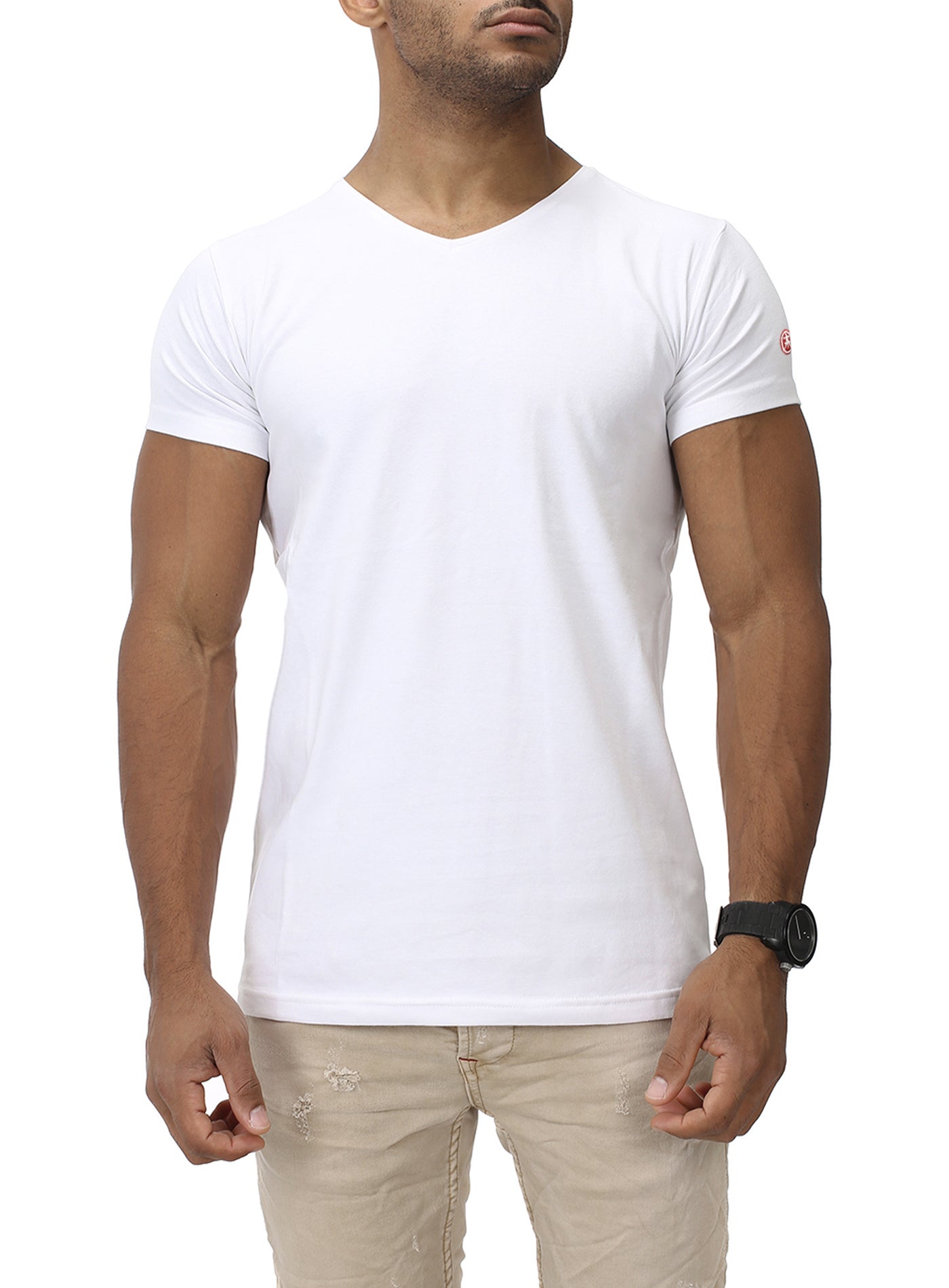 Basic Slim Fit T-Shirt V-Neck HIGH