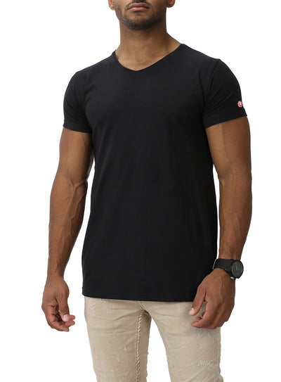 Basic Slim Fit T-Shirt V-Neck HIGH