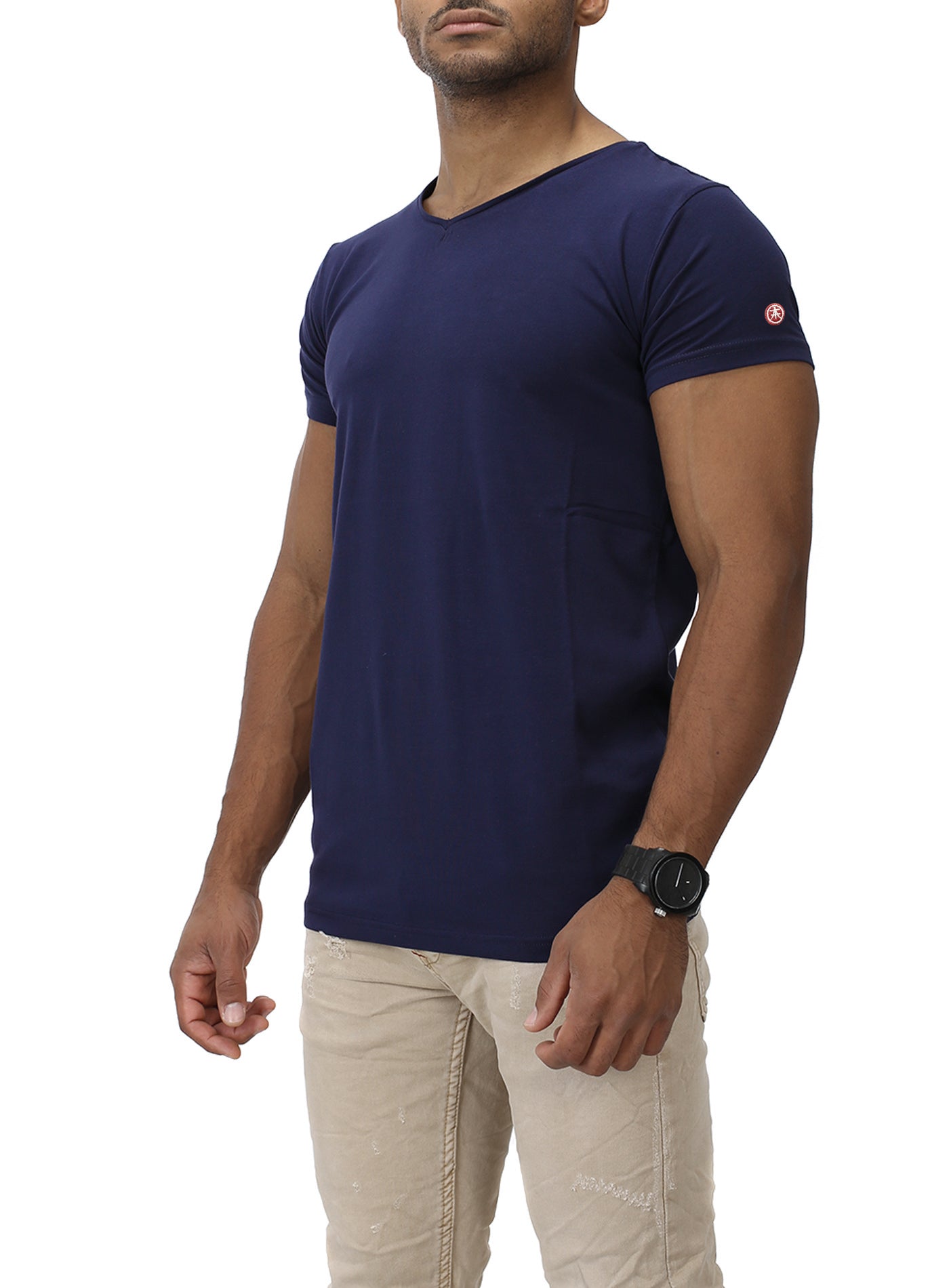 Basic Slim Fit T-Shirt V-Neck HIGH