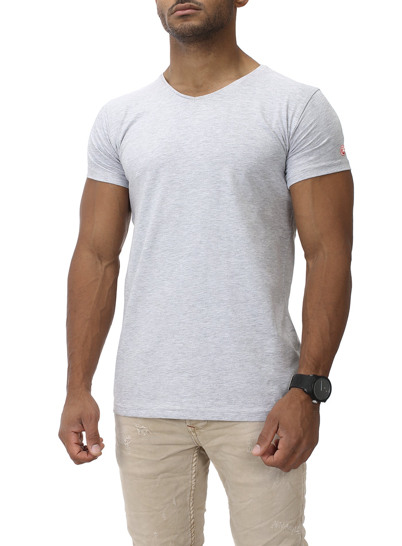 Basic Slim Fit T-Shirt V-Neck HIGH