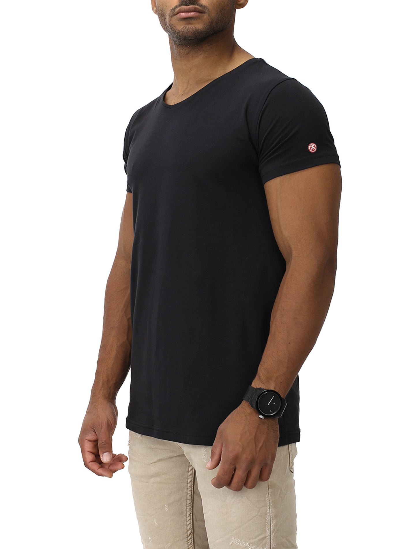 Basic Slim Fit T-Shirt V-Neck HIGH