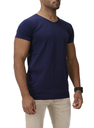 Basic Slim Fit T-Shirt V-Neck HIGH