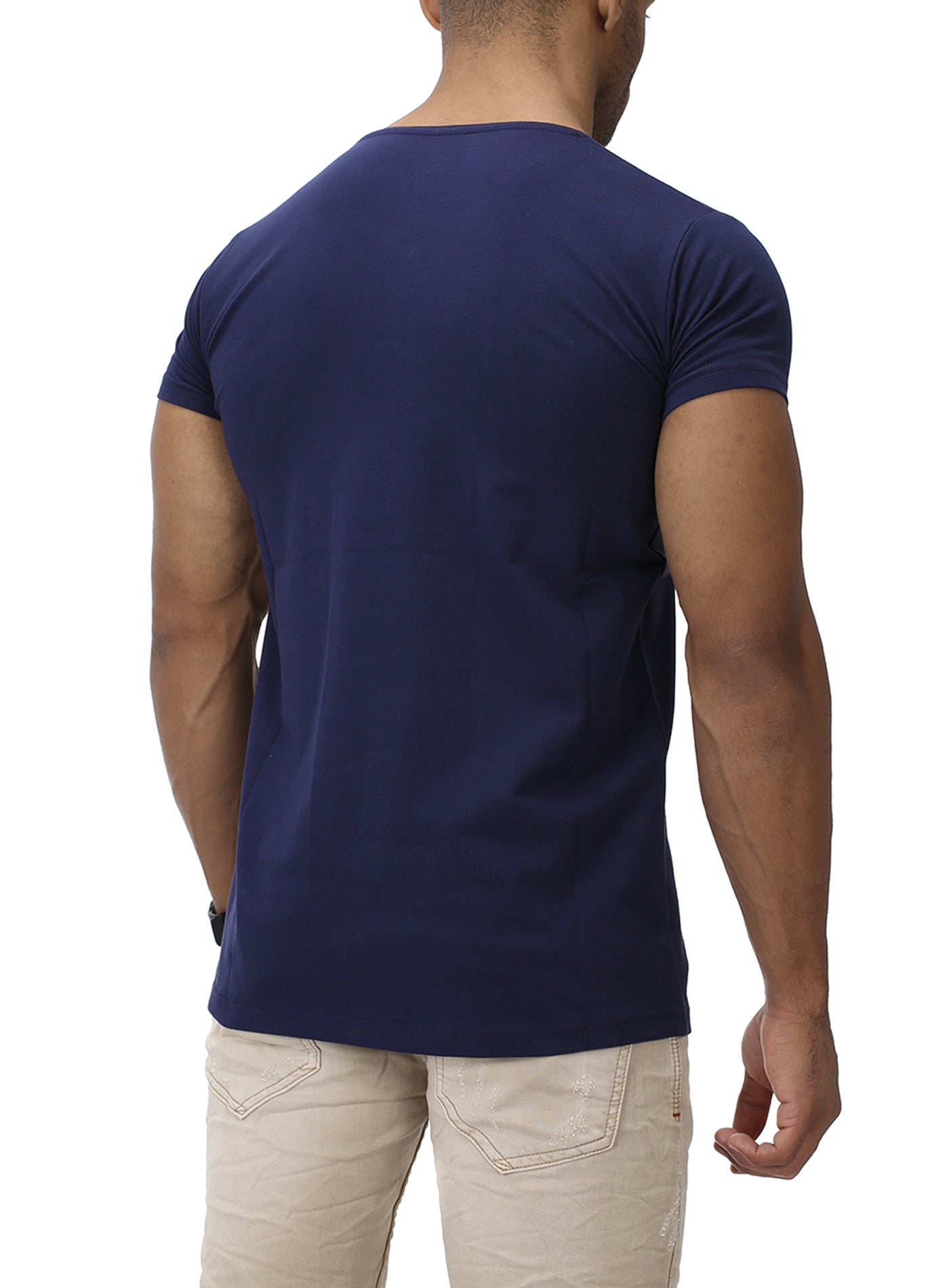 Basic Slim Fit T-Shirt V-Neck HIGH