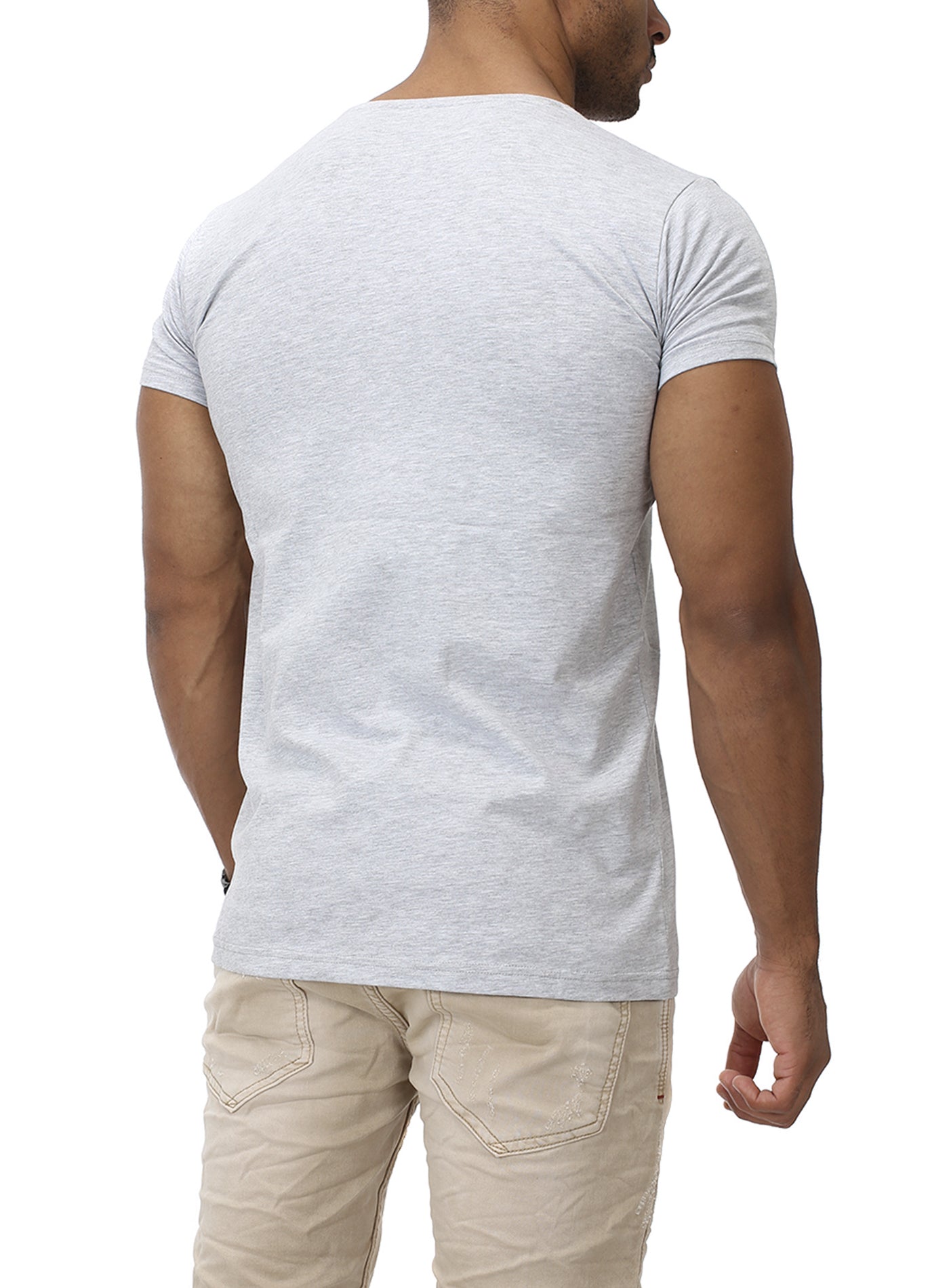 Basic Slim Fit T-Shirt V-Neck HIGH