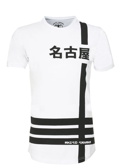 Rundhalsshirt mit Rubber Print LONG JPN 914
