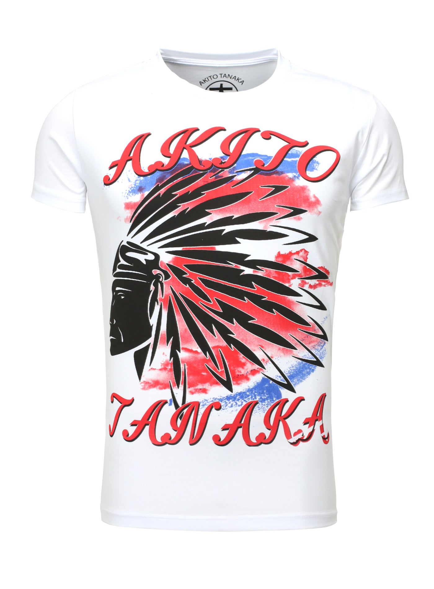 Rundhalsshirt mit Indianer Motiv Indian