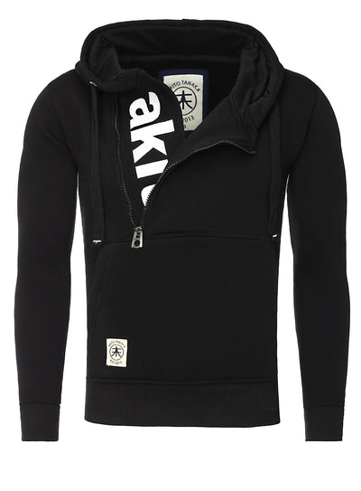 Kapuzenpullover mit Stickerei Schriftzug Vertical Zip Sweat