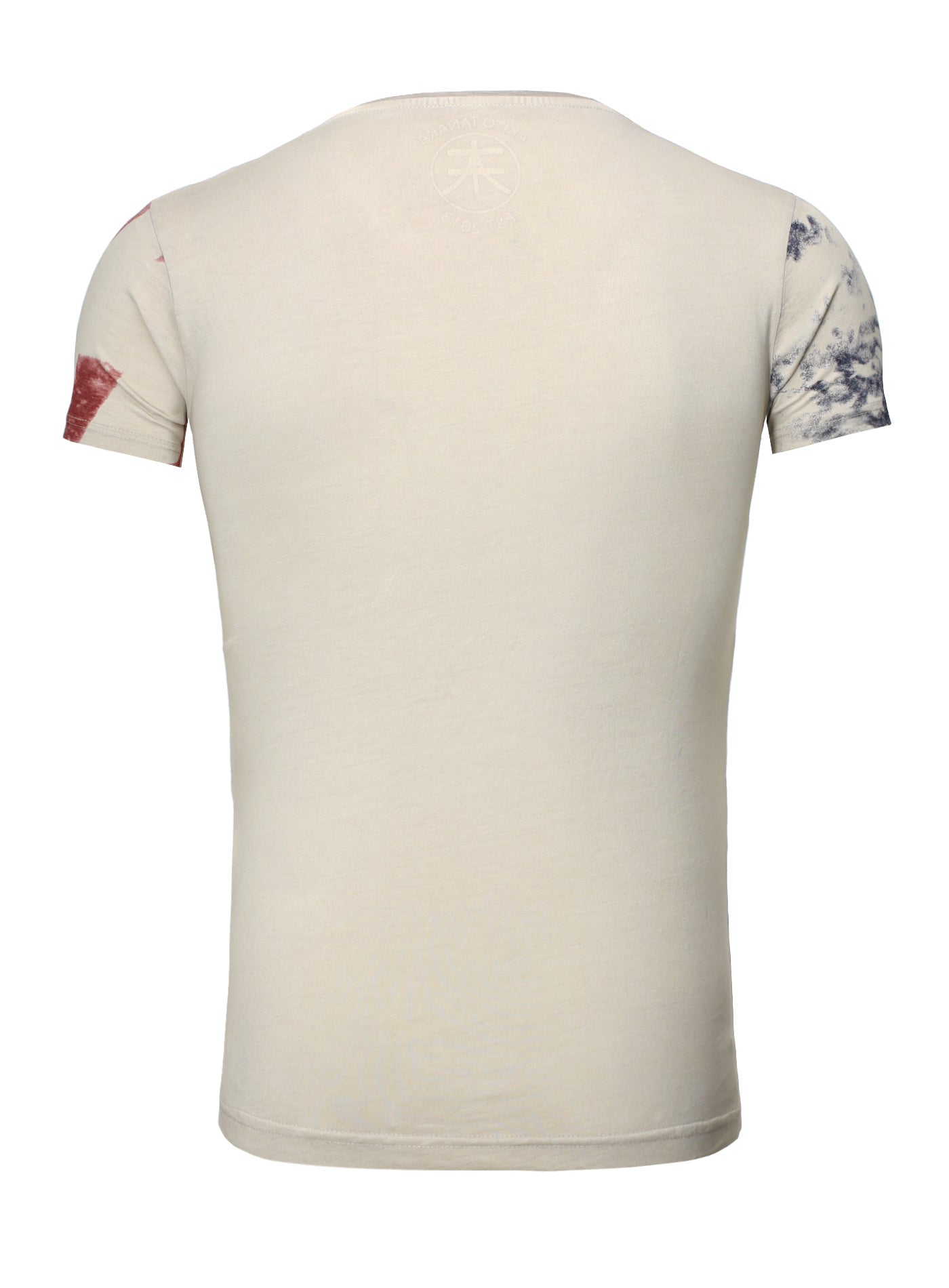 Rundhalsshirt mit Vintage Waschung Eagle Round