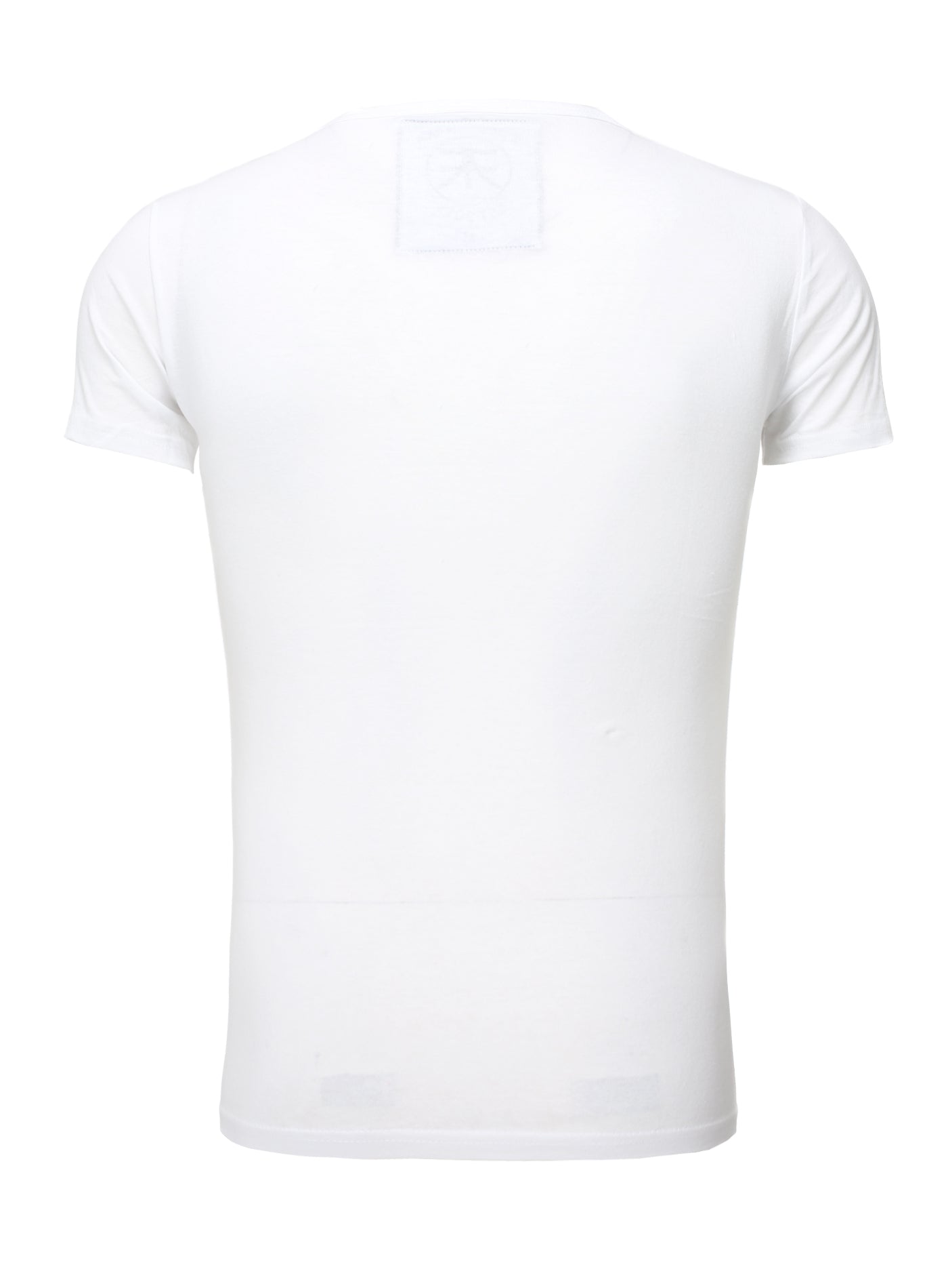 Rundhalsshirt mit Skull Frontprint