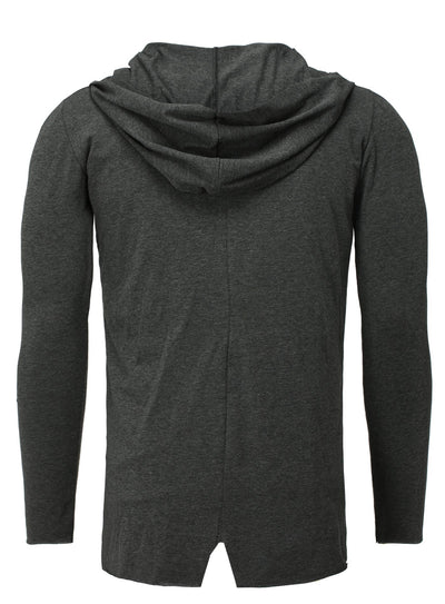 Kapuzenshirt im 2-in-1 Layering Look Long Stylist Sweat