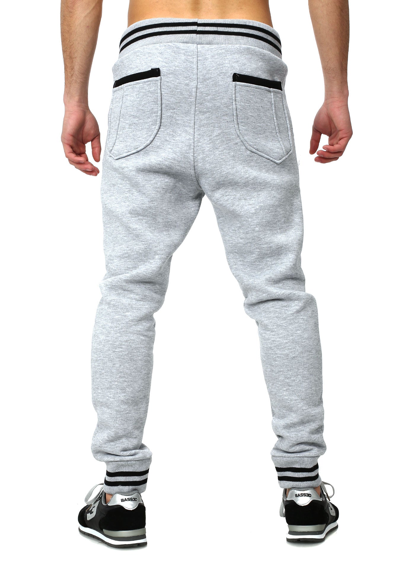 Jogginghose mit Kontrast Streifen Stripe