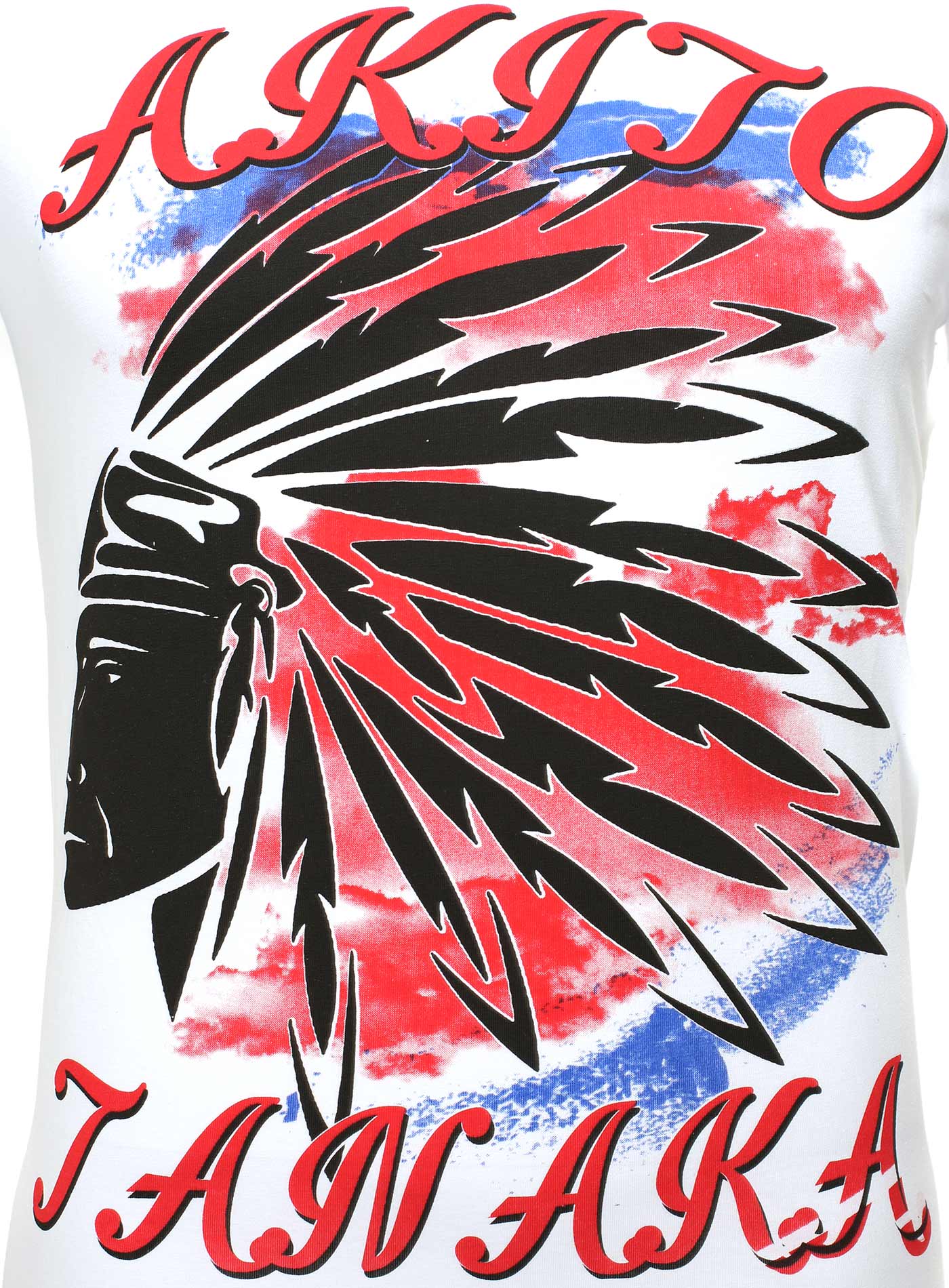 Rundhalsshirt mit Indianer Motiv Indian