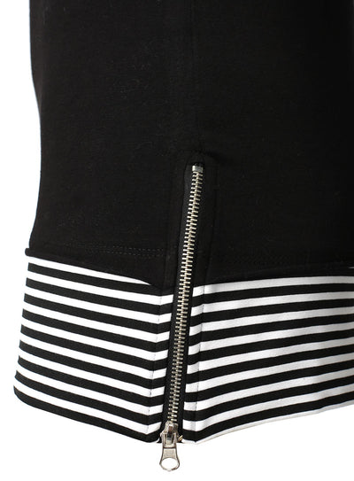 Longsleeve mit seitlichem Zip Stripe Crack