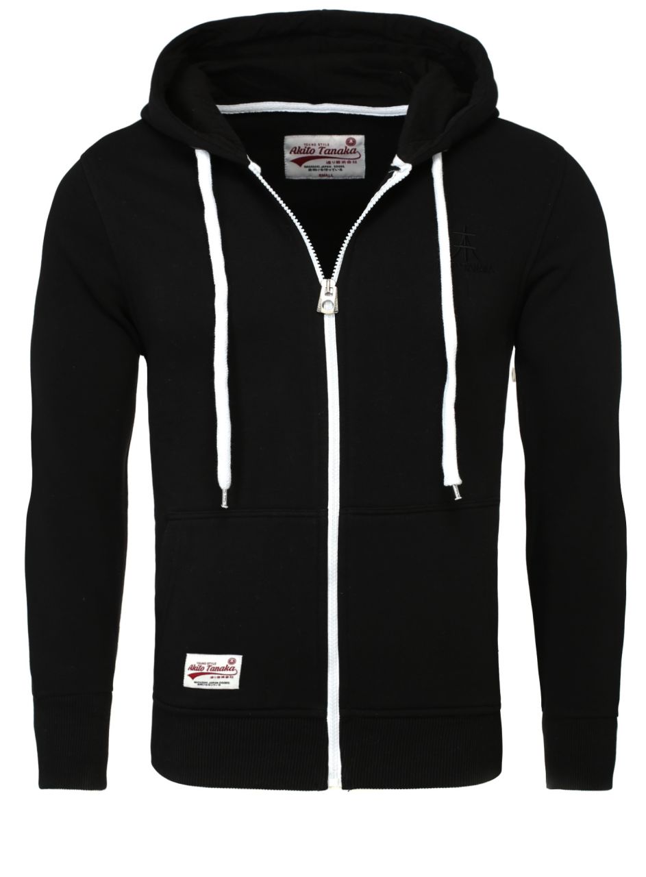 Kapuzensweatjacke mit Logostickerei »New Zip Sweat«