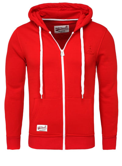 Kapuzensweatjacke mit Logostickerei »New Zip Sweat«