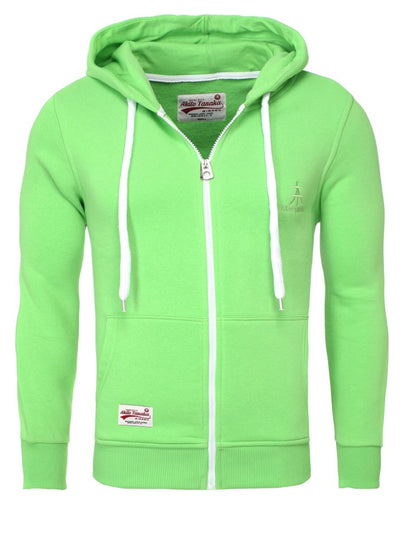 Kapuzensweatjacke mit Logostickerei »New Zip Sweat«