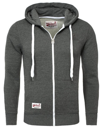 Kapuzensweatjacke mit Logostickerei »New Zip Sweat«