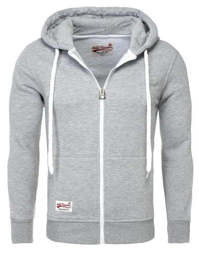 Kapuzensweatjacke mit Logostickerei »New Zip Sweat«