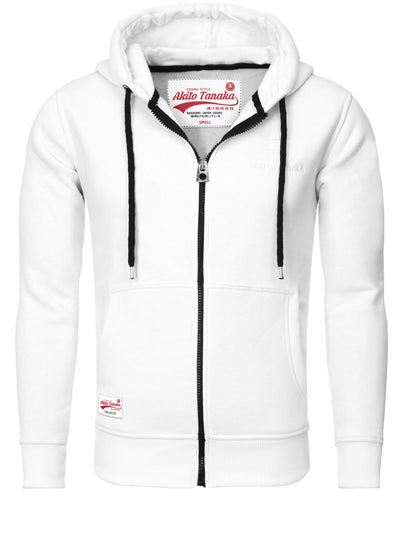 Kapuzensweatjacke mit Logostickerei »New Zip Sweat«