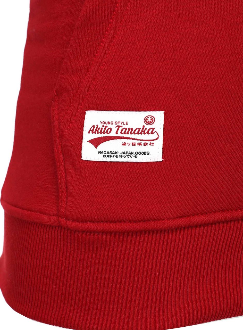 Kapuzenpullover mit Stickerei Schriftzug Vertical Zip Sweat