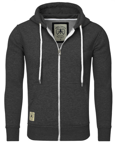 Kapuzensweatjacke mit Logostickerei »New Zip Sweat«