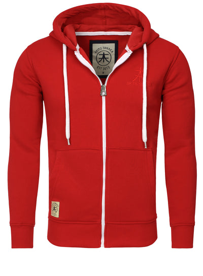 Kapuzensweatjacke mit Logostickerei »New Zip Sweat«