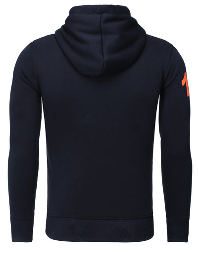 Kapuzenpullover mit Kontrast Print » Japan13 « Japan13