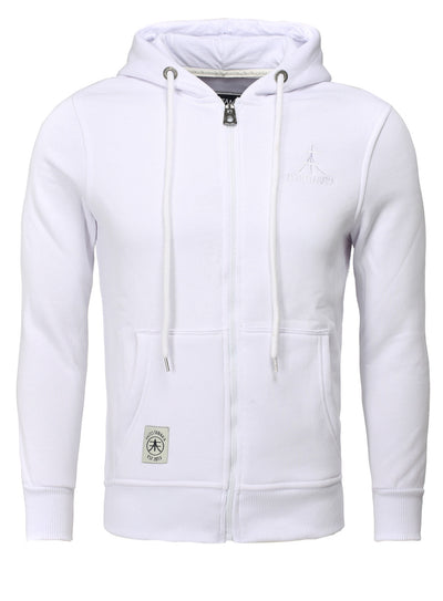 Kapuzensweatjacke mit Logostickerei »New Zip Sweat«